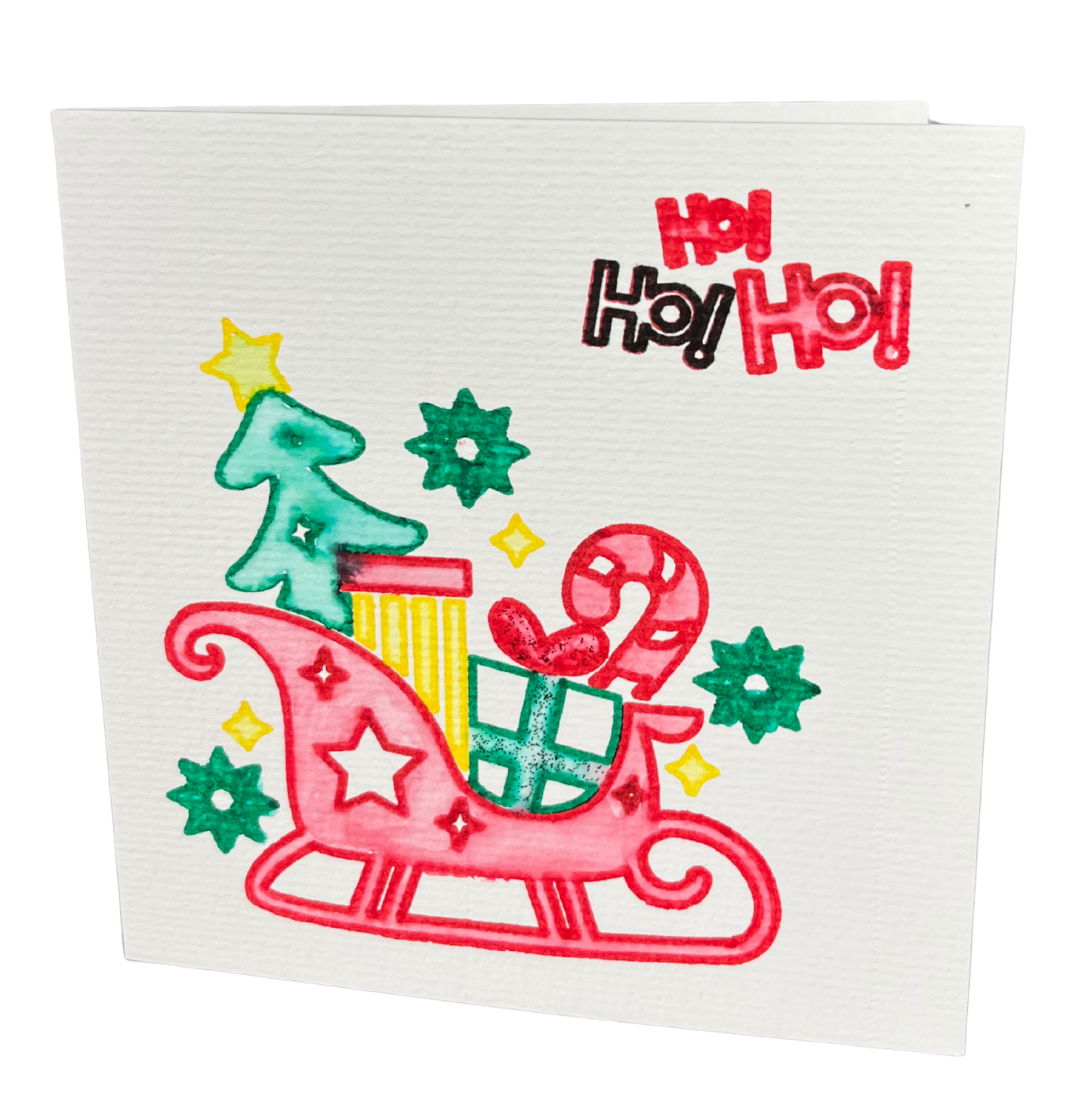 Carte de voeux aquarelle