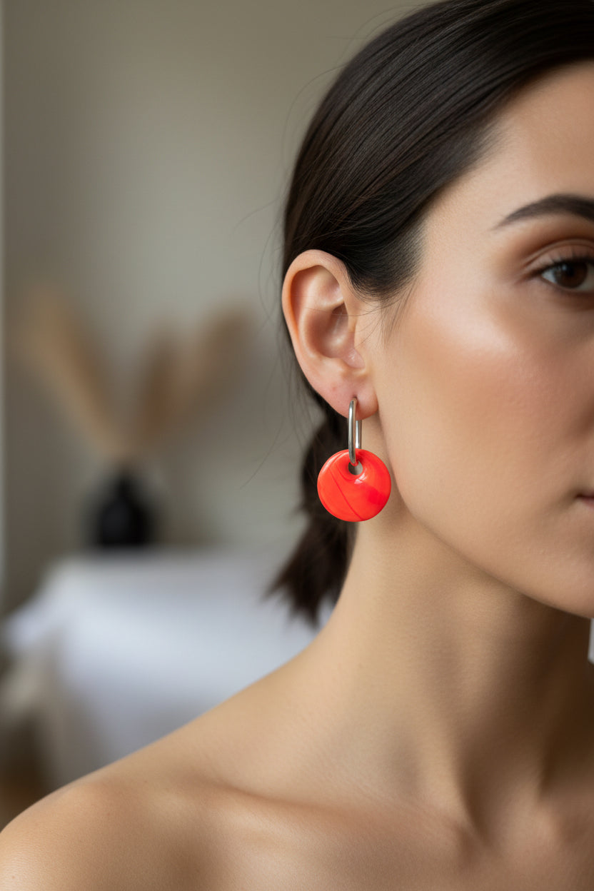 Boucles d’oreilles Galets