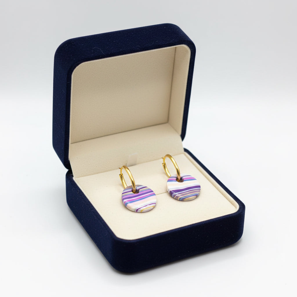 Boucles d’oreilles Galets