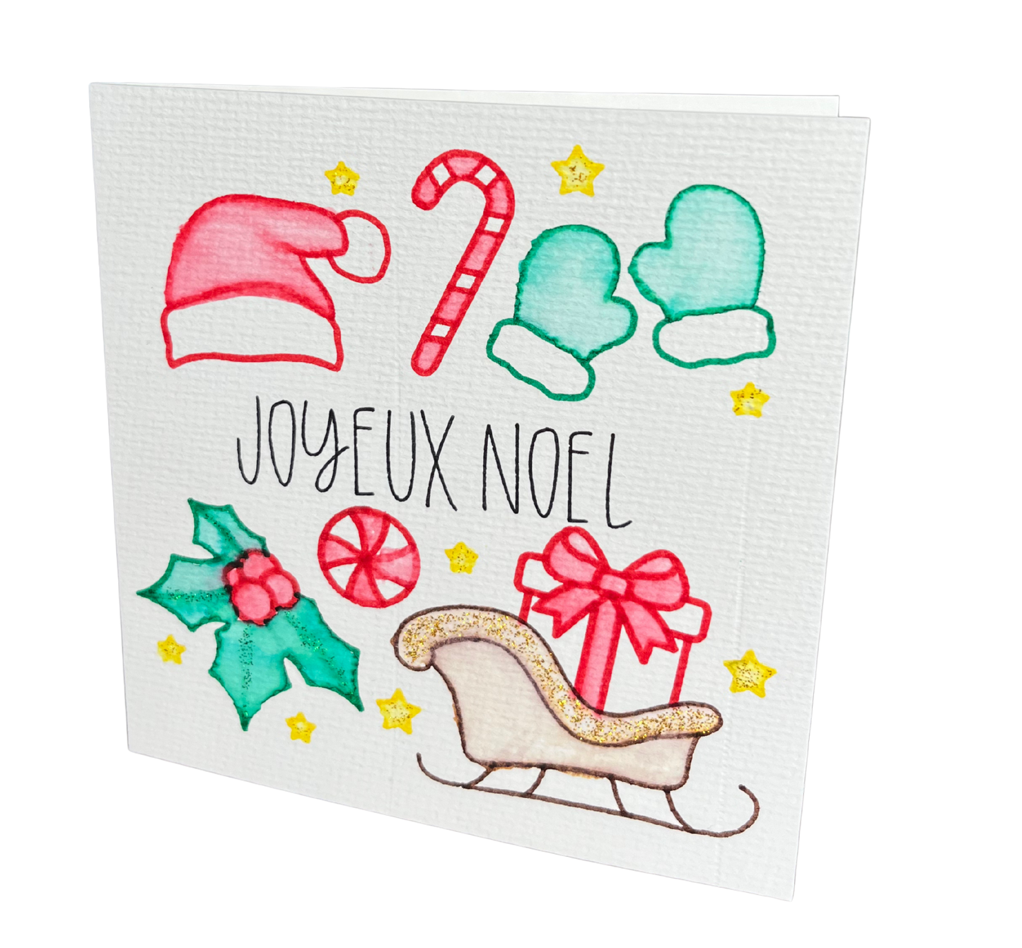 Carte de voeux aquarelle