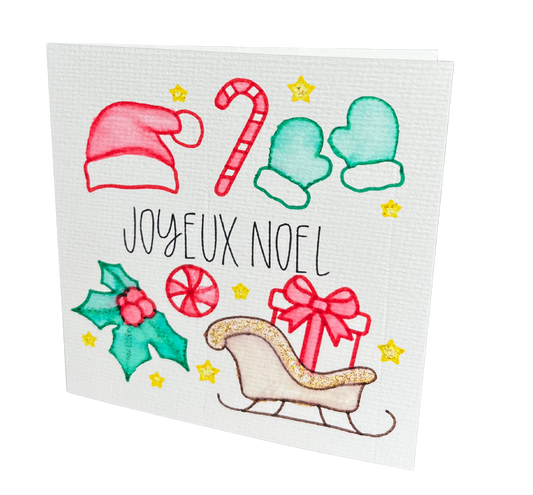 Carte de voeux aquarelle