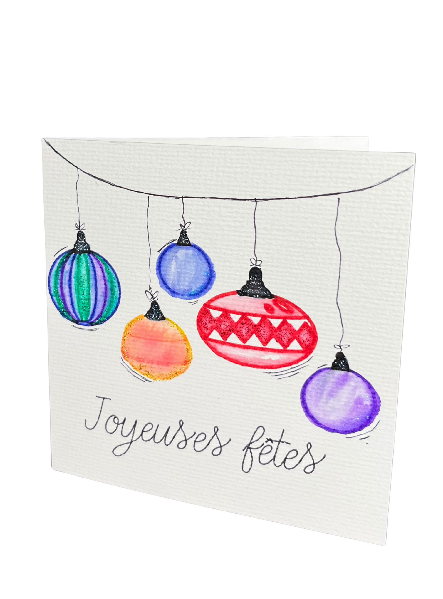 Carte de voeux aquarelle