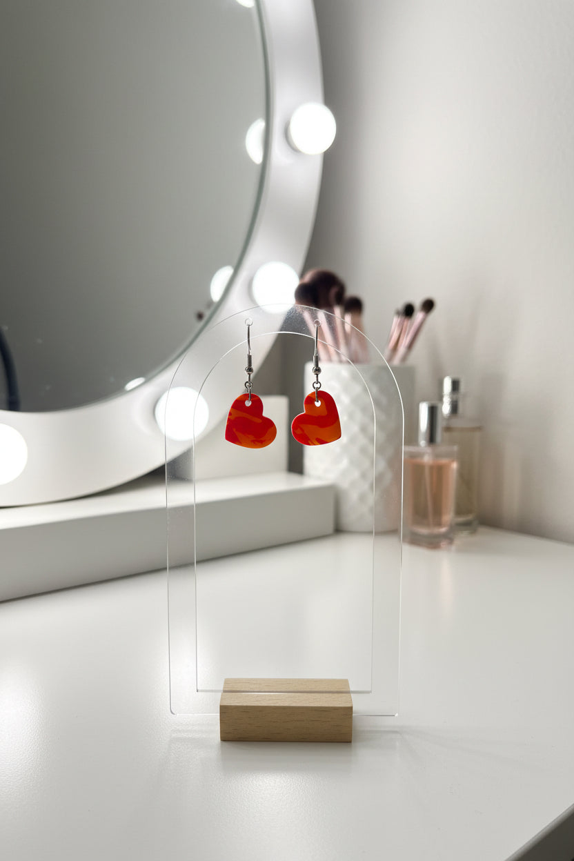Boucles d’oreilles Love Néon