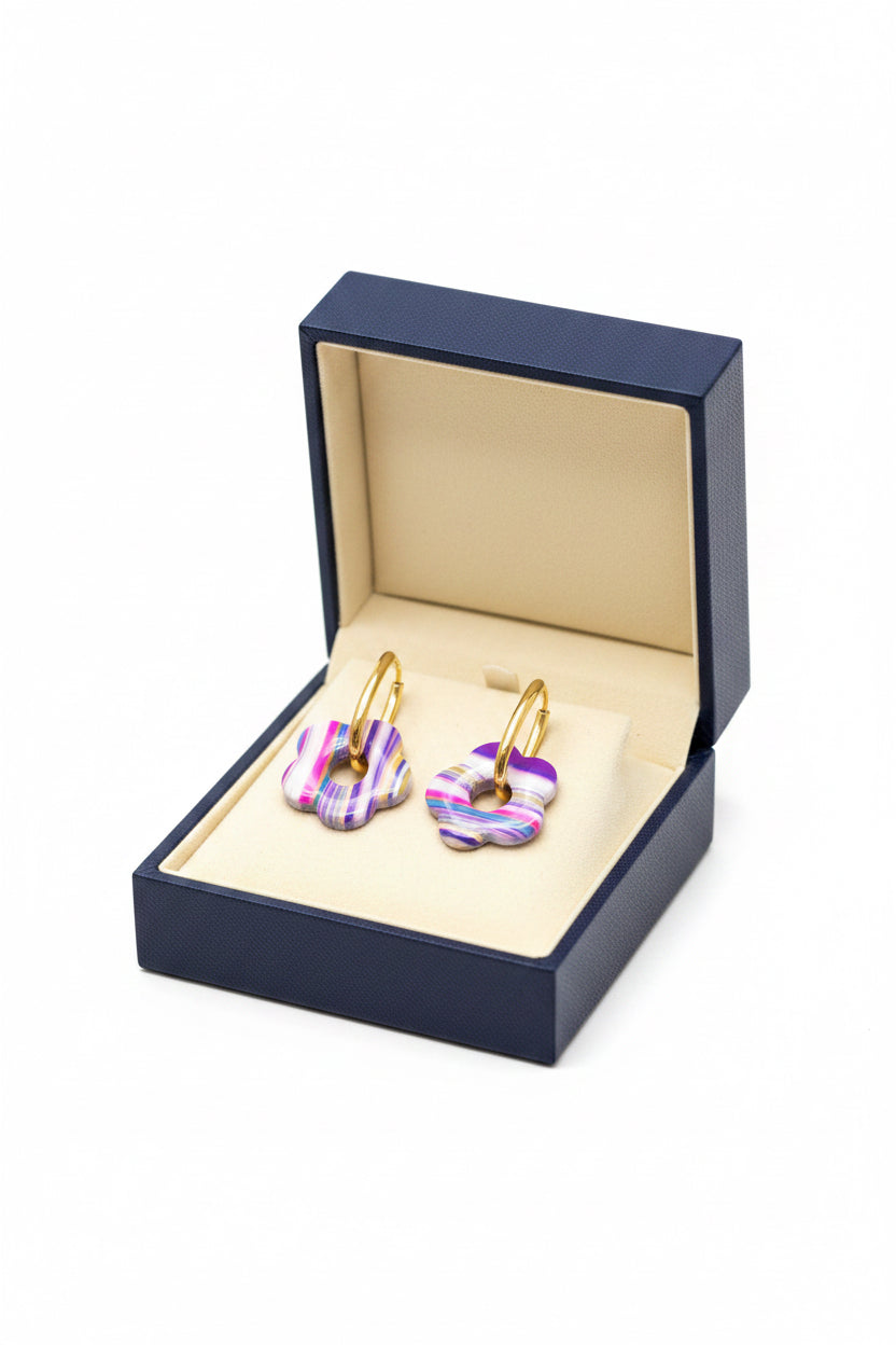 Boucles d’oreilles Blossom Hoop