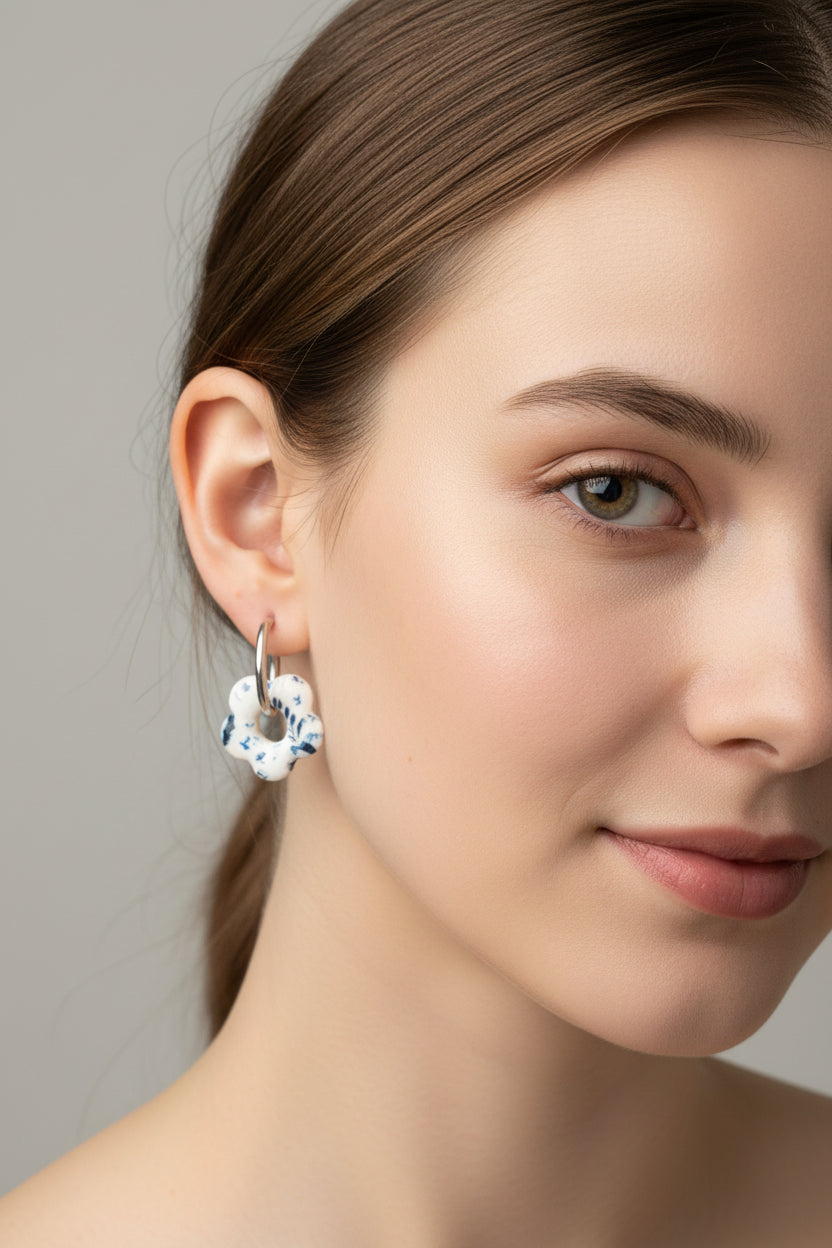 Boucles d’oreilles Blossom Hoop