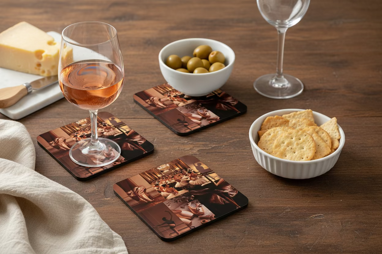 Dessous de verres personnalisés