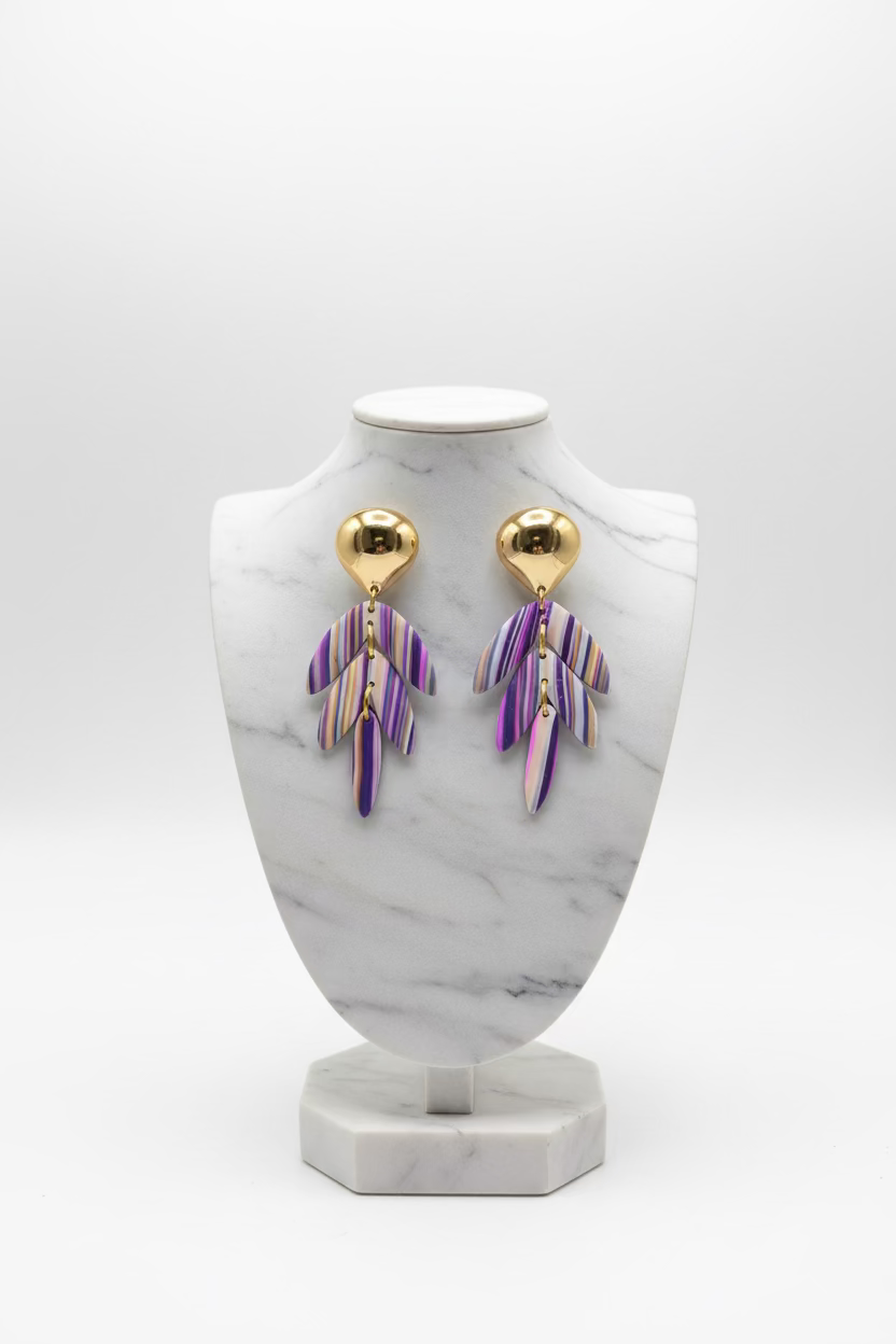 Boucles d’oreilles Tulipes