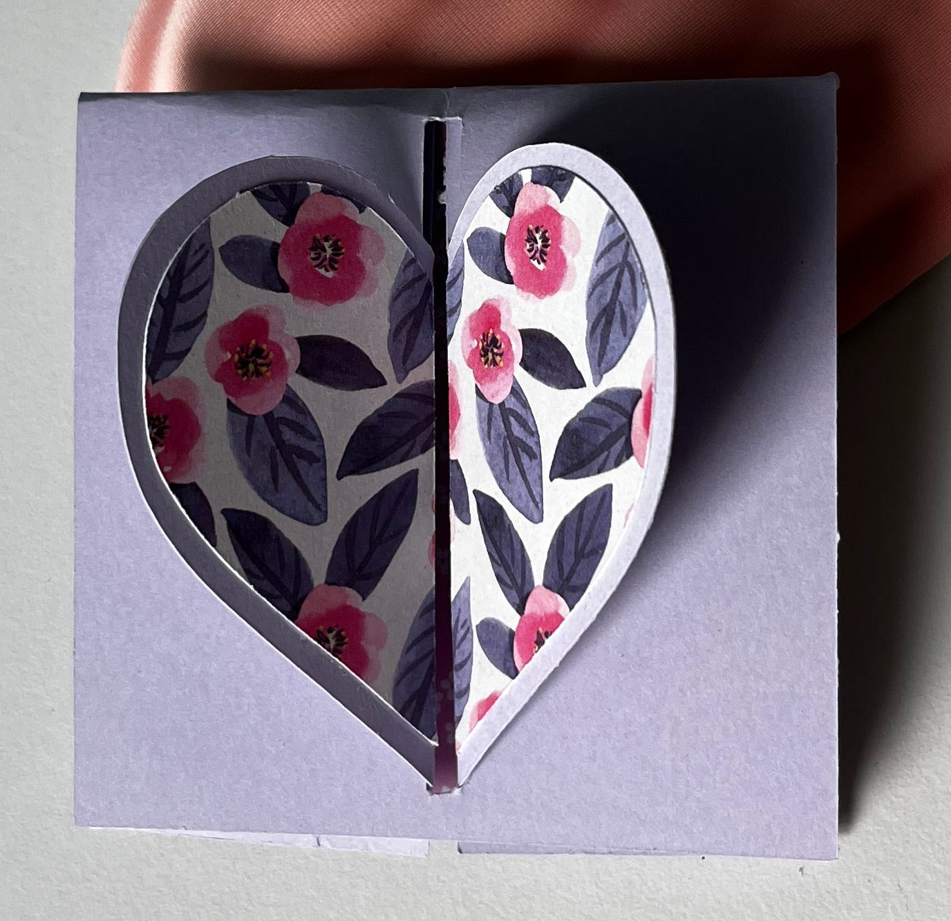 Carte Cadenas en forme de coeur