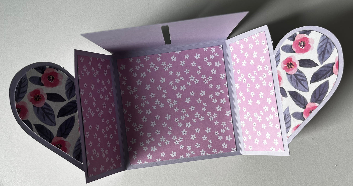 Carte Cadenas en forme de coeur