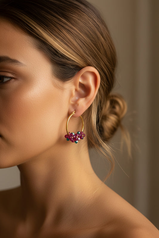 Boucles d’oreilles Pétales Dorés