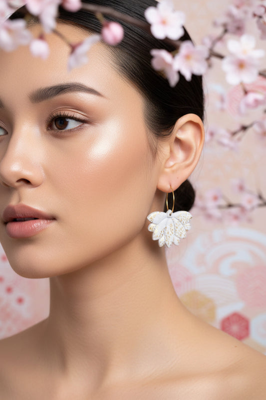 Boucles d’oreilles Lotus Impérial