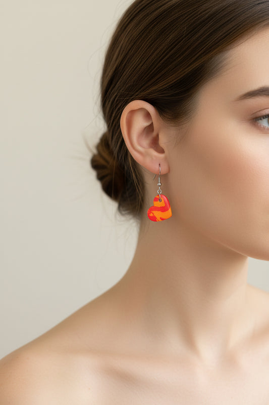 Boucles d’oreilles Love Néon