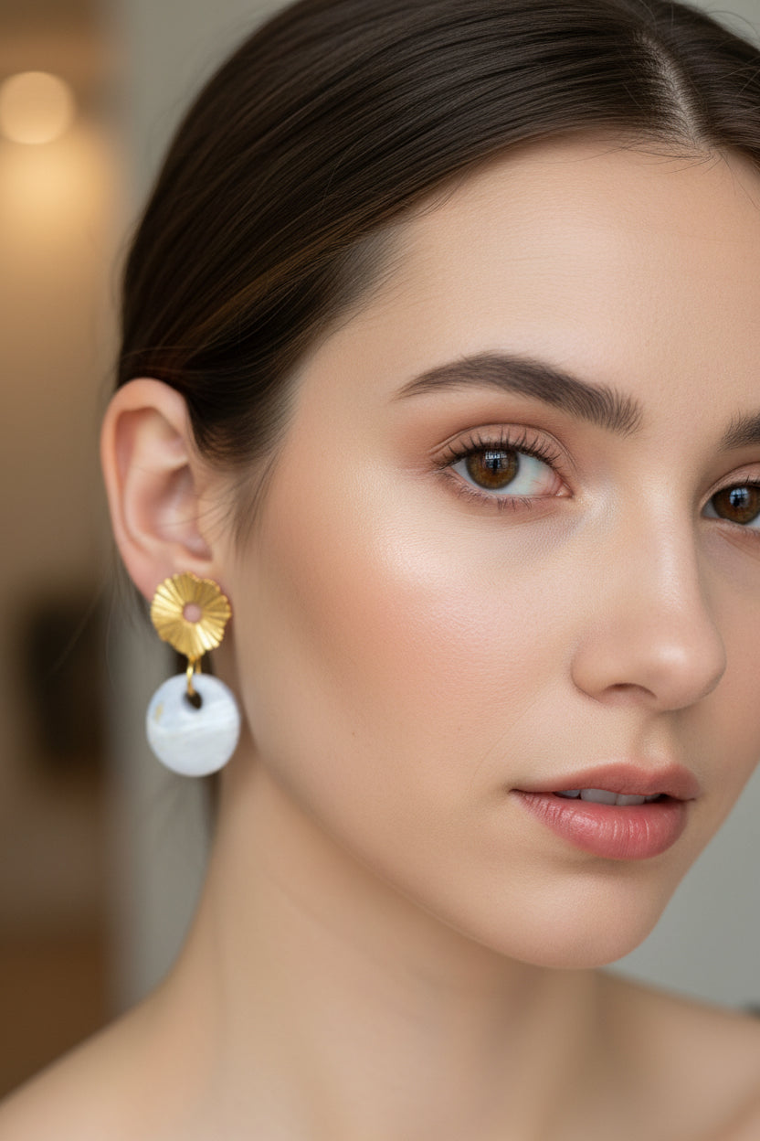 Boucles d’oreilles Galets