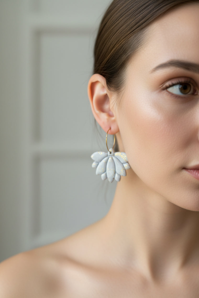 Boucles d’oreilles Lotus Impérial