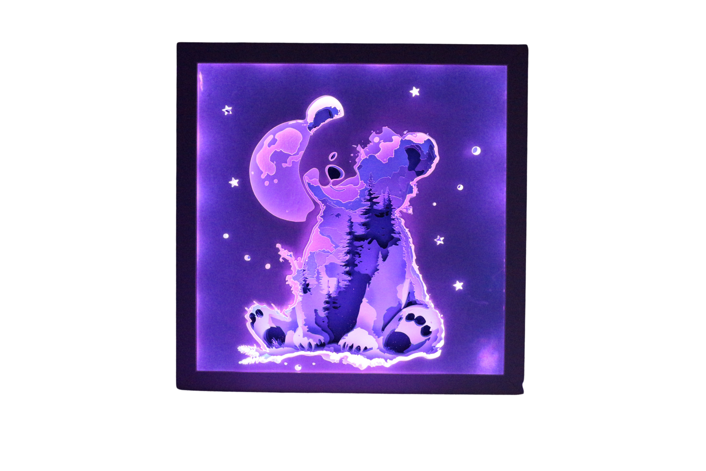 Lightbox Ours en peluche  : un cadeau plein de tendresse