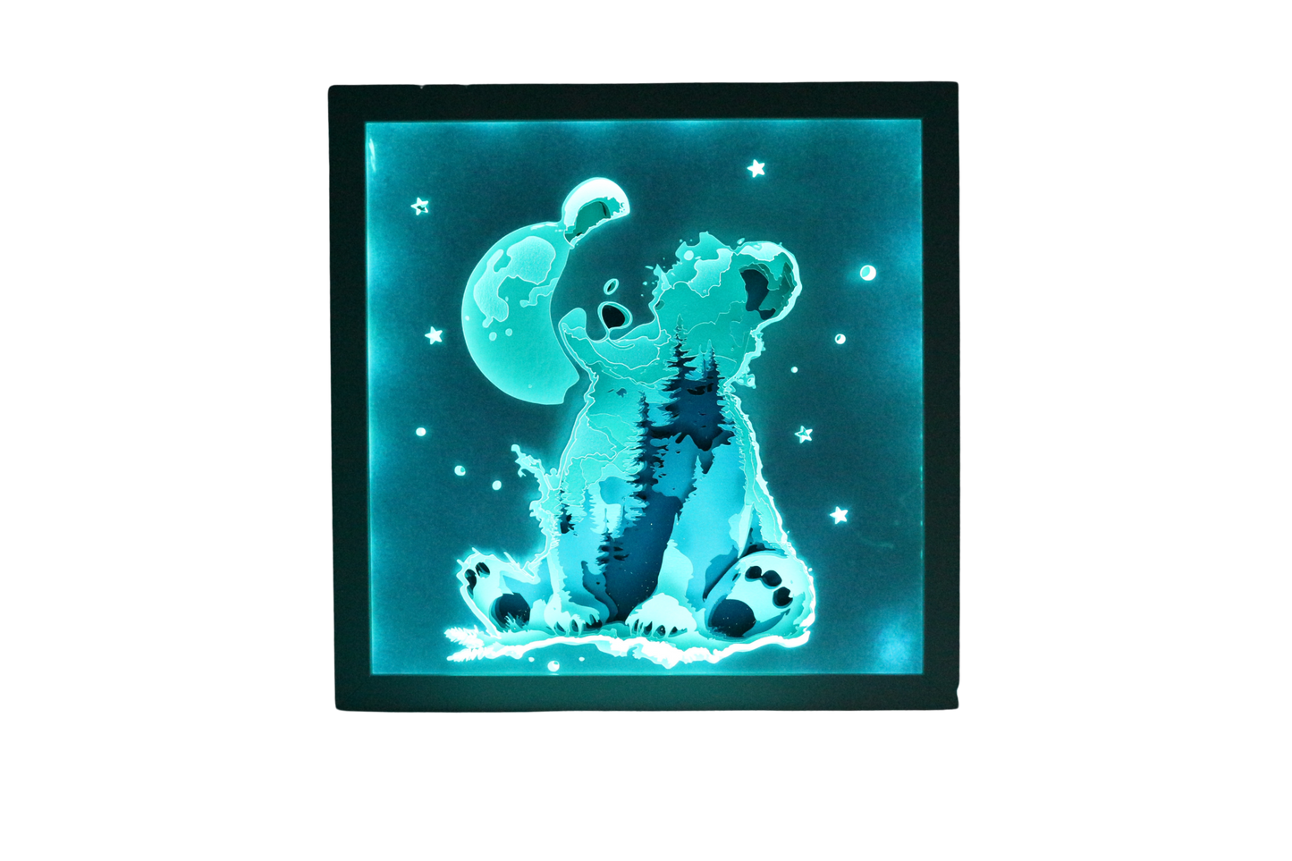 Lightbox Ours en peluche  : un cadeau plein de tendresse