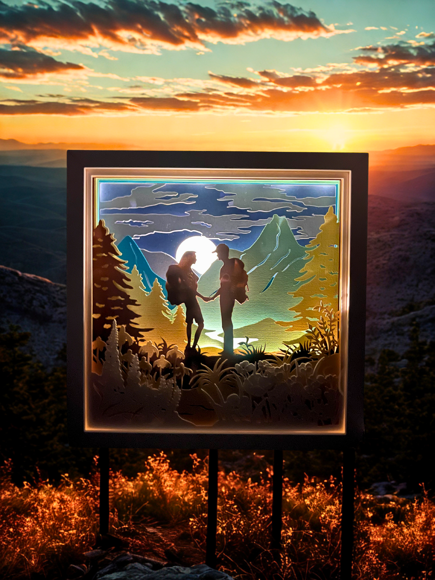 Randonneurs en montagne